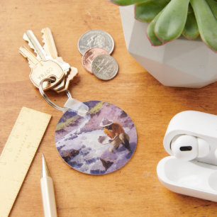 Llavero Vaqueiro Antiguo, Cribando Oro, Wyoming por Leigh