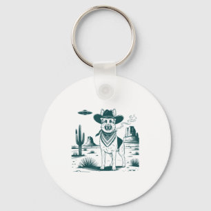 Llavero Vaqueiros Vintage Pastor Alemán Ovni Western Diver