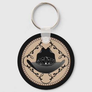 Llavero Vaquera occidental de la reina del rodeo