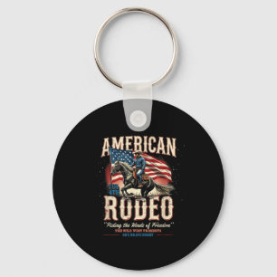 Llavero Vaquero 4 de julio oeste americano rodeo país