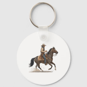 Llavero Vaquero a Caballo