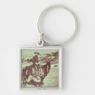Llavero Vaquero de Montana, c.1880 (foto de b/w)