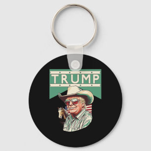 Llavero Vaquero Trump es mi presidente