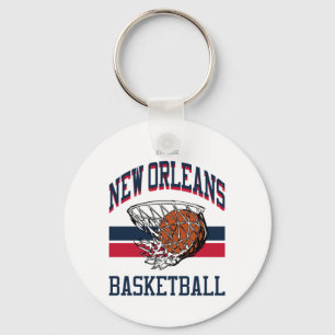 Llavero Varsity Style New Orleans Basketball