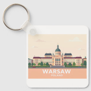 Llavero Varsovia Polonia El Viaje del Castillo Real Pastel