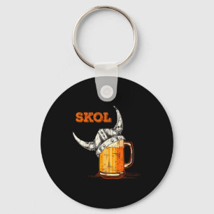 Llavero Vaso para beber casco vikingo nórdico Skol
