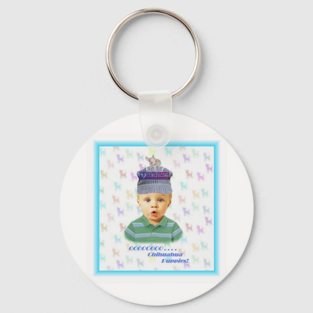 Llavero ¡Vaya cachorros! cadena de claves.png Zazzle (Anverso)