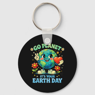 Llavero Ve planeta Día de la Tierra Planeta Profesor Niños