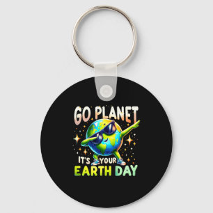 Llavero Ve planeta es tu día de la Tierra divertido cita d