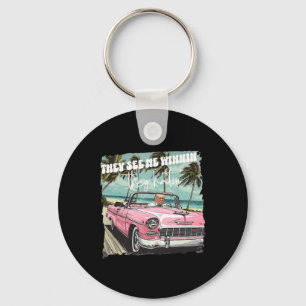 Llavero Véanme Ganar Ellas Hatin Trump 2024