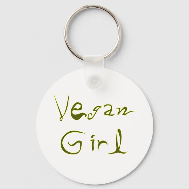 Llavero Vegan Chica 1 (Anverso)