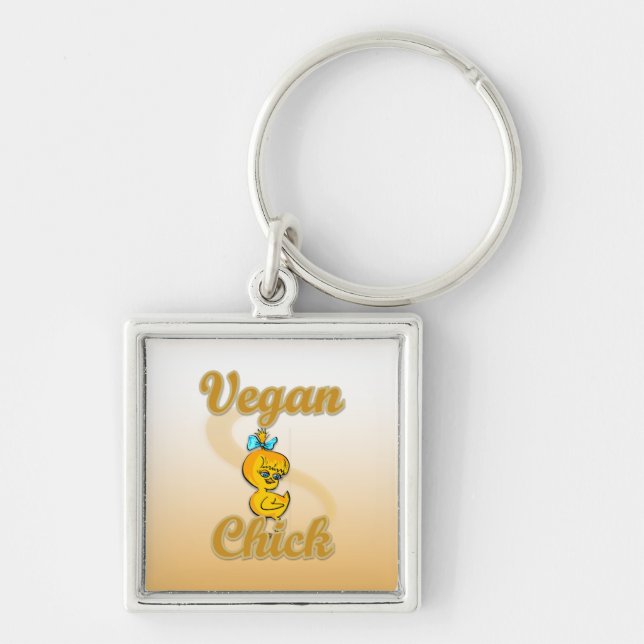 Llavero Vegan Chick (Frente)