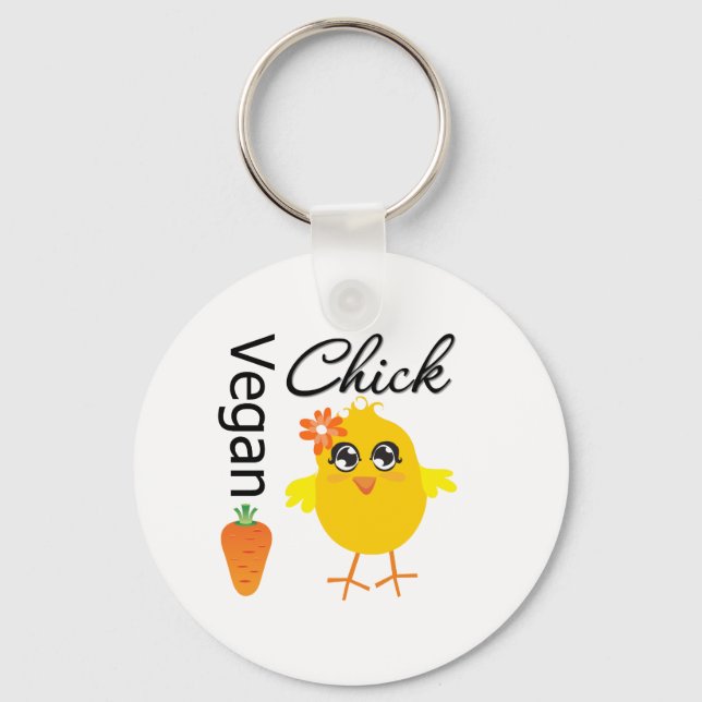 Llavero Vegan Chick 2 (Anverso)