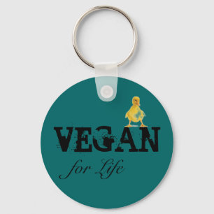 Llavero Vegan for Life Keychain