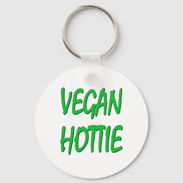 Llavero VEGAN HOTIE Keychain (Anverso)