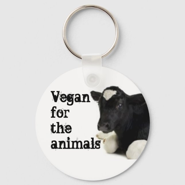 Llavero Vegan para los animales - Calf (Anverso)