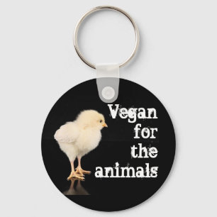 Llavero Vegan para los animales - Chick
