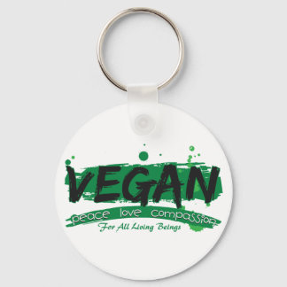 Llavero Vegan Peace Love Compasión