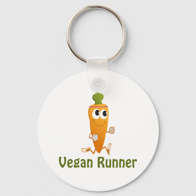 Llavero Vegan Runner - Zanahra (Anverso)