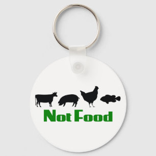 Llavero Vegan / Vegetariano No Alimentos