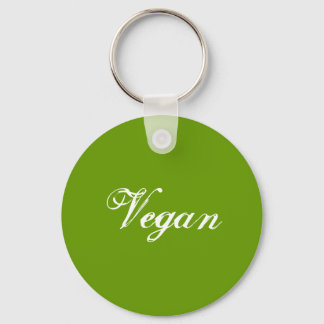 Llavero Vegan. Verde. Lema. Personalizado