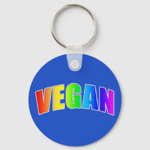 Llavero Vegano del arco iris