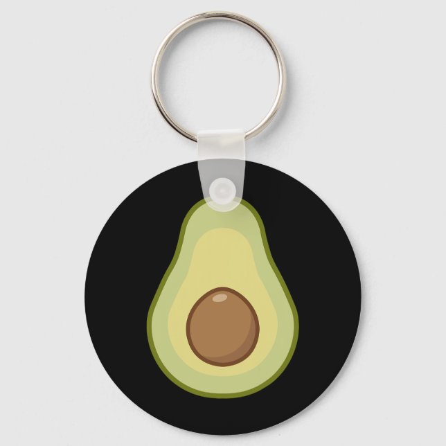 Llavero Vegetación de aguacate - Halloween (Anverso)