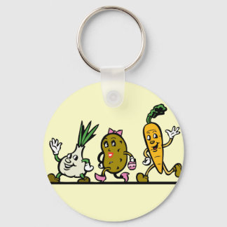 Llavero ¡Vegetales a pie!