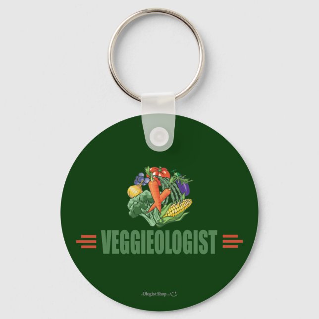 Llavero Vegetario humorístico (Anverso)