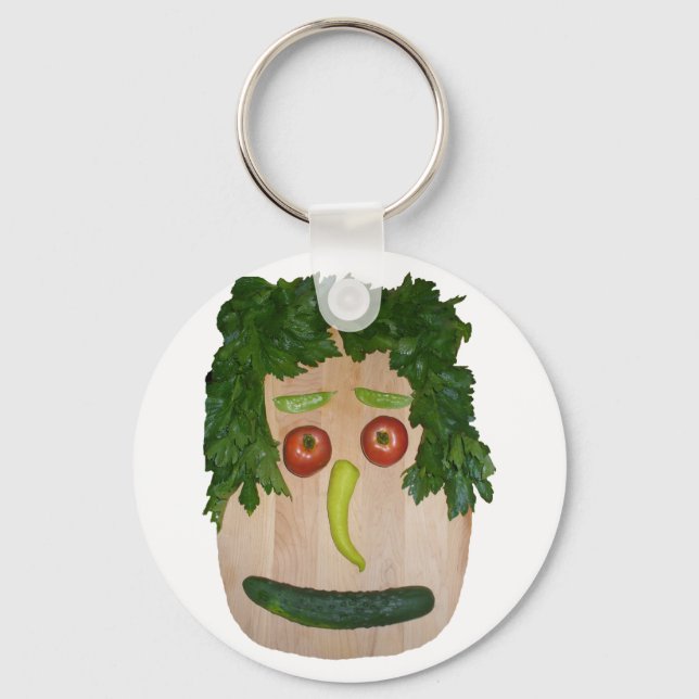 Llavero Veggie Face (Anverso)