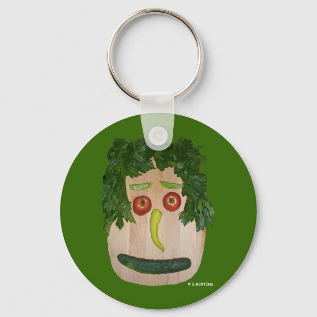 Llavero Veggie Face (Anverso)