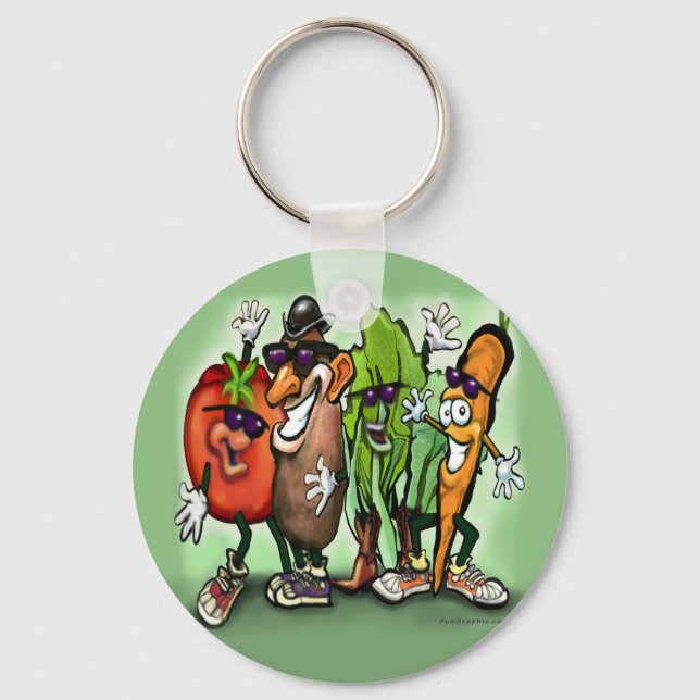 Llavero Veggie Gang (Anverso)