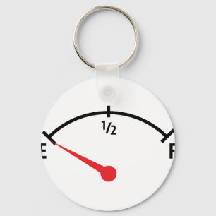 Llavero vehículo indicador del depósito de combustible v