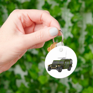 Llavero Vehículo táctico todoterreno Humvee militar