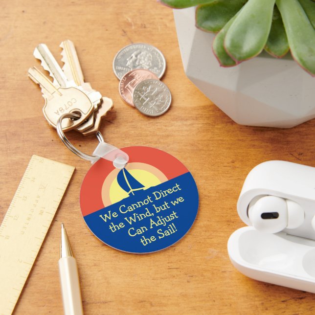 Llavero Vela De Carreras De Yate Con Atardecer (Escritorio )