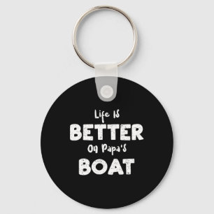 Llavero Vela La Vida Es Mejor En El Barco De Papá - Barco