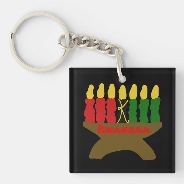 Llavero Velas de Kwanzaa (Frente)