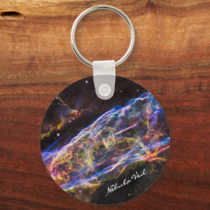 Llavero Velo nebulosa, astronomía hubble / galaxia