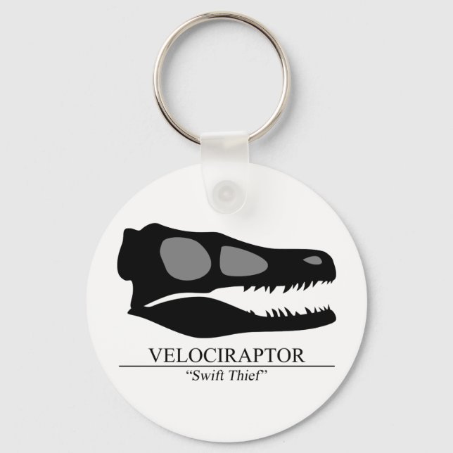 Llavero Velociraptor Skull (Anverso)
