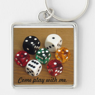 Llavero Ven a jugar conmigo Dice Keychain