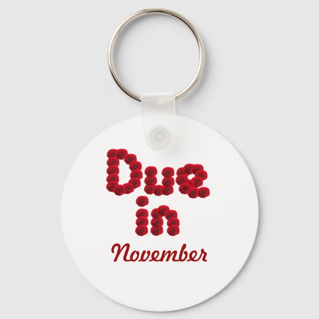 Llavero Vencido en noviembre Keychain (Anverso)
