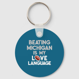 Llavero Venciendo a Michigan Amor Divertido Ohio Hogar Buc
