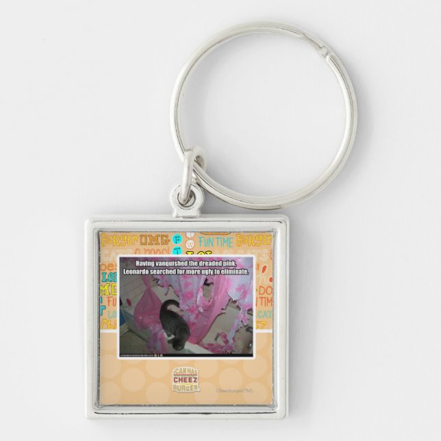 Llavero Venció el rosa temido (Frente)