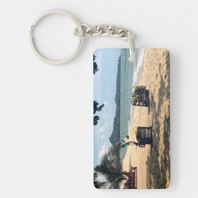 Llavero Vendedores de playa... Playa Lamai, isla Koh Samui (Frente)