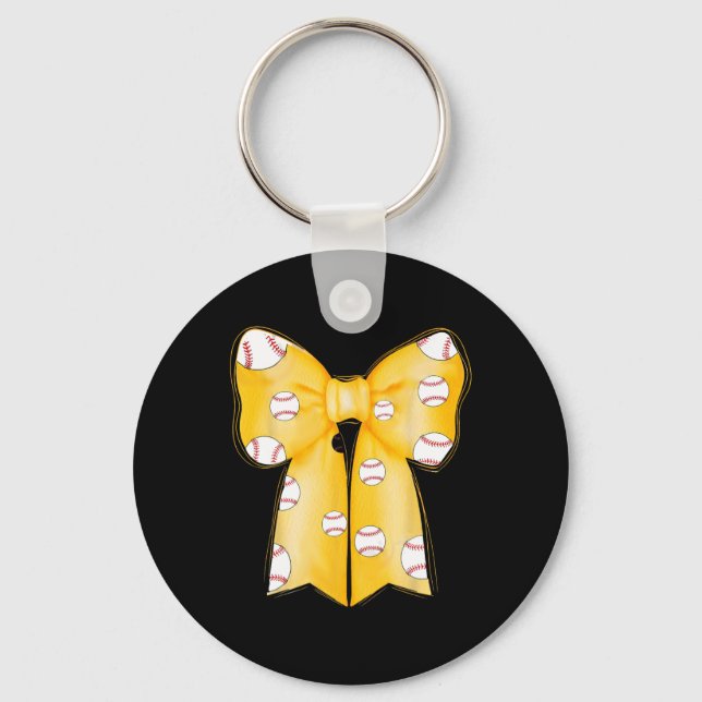 Llavero Vender Bow Coquette Funny Vender Lover Yellow (Anverso)