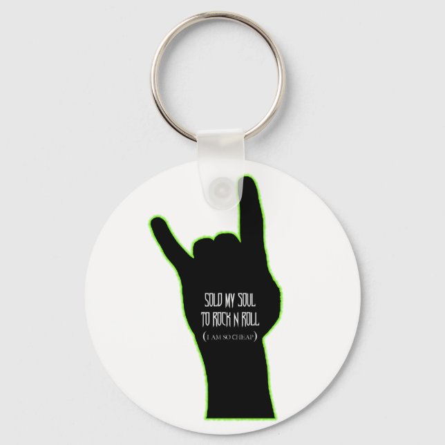 Llavero Vender Mi Alma Al Rock & Roll (Anverso)