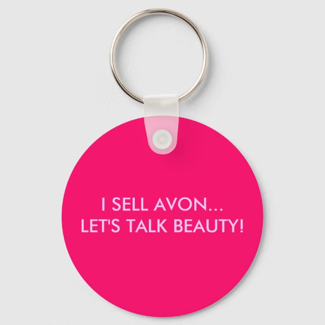 LLAVERO VENDO AVON... ¡HABLEMOS BELLEZA! (Anverso)