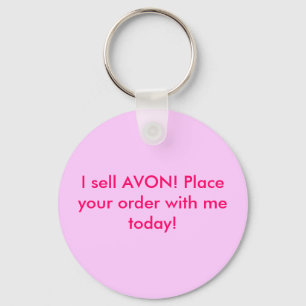 Llavero ¡Vendo AVON! ¡Haga su pedido hoy mismo!