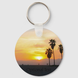 Llavero Venecia Beach California Sunset Souvenir