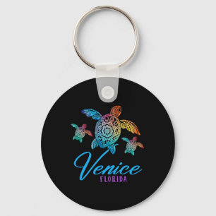 Llavero Venecia Beach Tie Dye Sea Turtle Florida Family Va